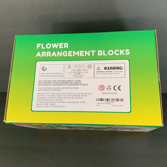 Creative Gardens Flower Arrangement Building Toy DIY Play Kit NIB Sealed Ages 3+ - Picture 14 of 16
